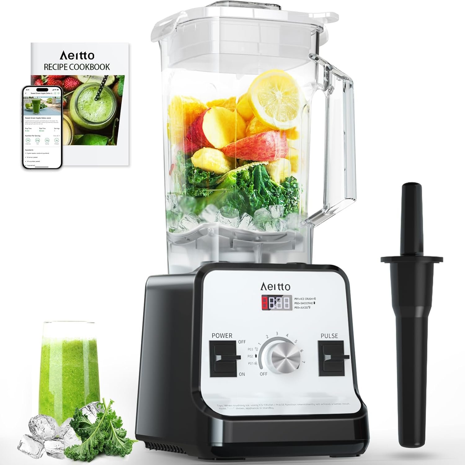 Aeitto 1500W Blender: Mighty Ice Crusher for Under $70 aeitto-blender-with-1500-watt-motor-68-oz-large-capacity-blenders-for-kitchen-professional-countertop-blenders-for-ice-crush-frozen-drinks-silver