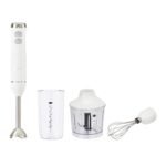 Amazon Basics 300W 4: Pros, Cons & Best Deals amazon-basics-300w-4-in-1-immersion-blender-handheld-emulsion-blender-with-blending-stick-whisk-chopper-and-beaker-continuous-speed-control-and-turbo-mode-5-ft-power-cord-white