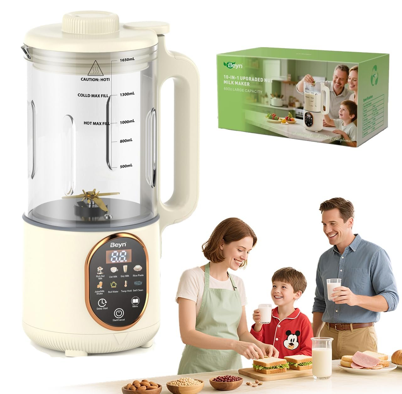 Beyn 60oz Nut Milk Maker Review: Fast, Creamy Homemade Milk Version 1.0.0