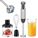 bonsenkitchen-4-in-1-immersion-blender-handheld-20-speeds-hand-blender-with-turbo-mode-stainless-steel-blade-egg-whisk-beaker-chopper-bowl-stick-mixer-for-soup-smoothie-puree-baby-food