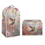 hummingbird-blender-cover-washable-kitchen-toaster-cover-floral-pattern-bread-maker-coffee-maker-dustproof-protectiron-set