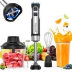 immersion-blender-5-in-1-hand-blender-electric-blenders-max-1000w-heavy-duty-motor-21-speed-turbo-mode-handheld-blender-milk-frother-egg-whisk-800ml-beaker-600ml-chopper-stainless-steel-blades