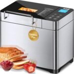 kbs-pro-710w-bread-maker-2lb-17-in-1-automatic-bread-machine-with-healthy-ceramic-pan-nut-dispenser-tempered-glass-touch-panel-stainless-steel-housing-3-crust-colors-15h-timer-keep-warm-recipe
