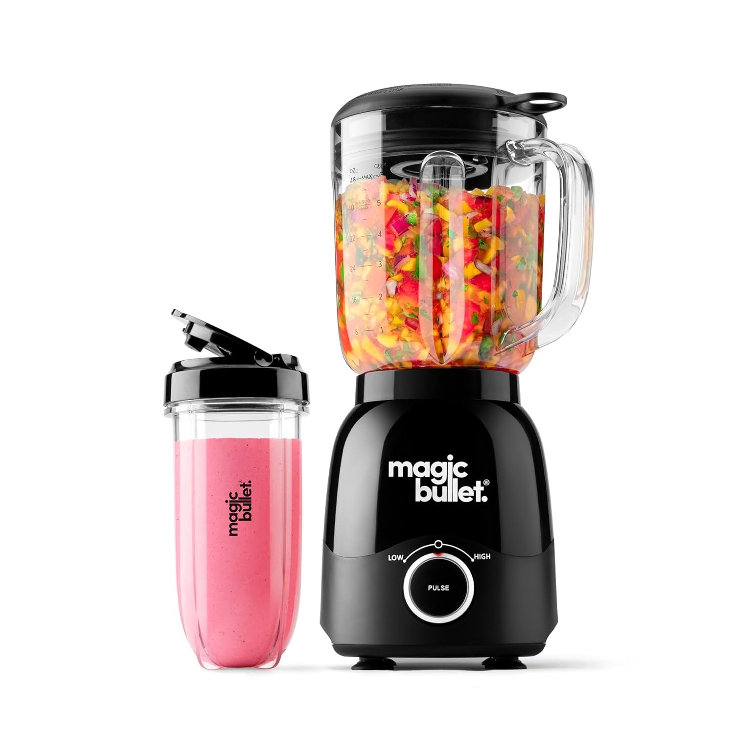 magic-bullet-combo-blender-48oz-pitcher-blending-cup-simple-speed-dial-mbf50200ak