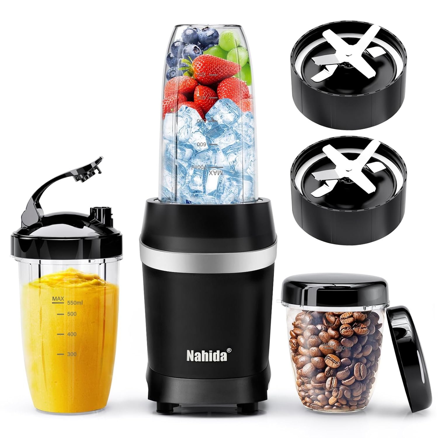 nahida-blender-for-smoothies-1200w-smoothie-blender-for-ices-crushing-blenders-with-2-6-fin-blades-personal-blenders-for-kitchen-with-23oz-32oz-37oz-easy-go-cups-for-juices-black