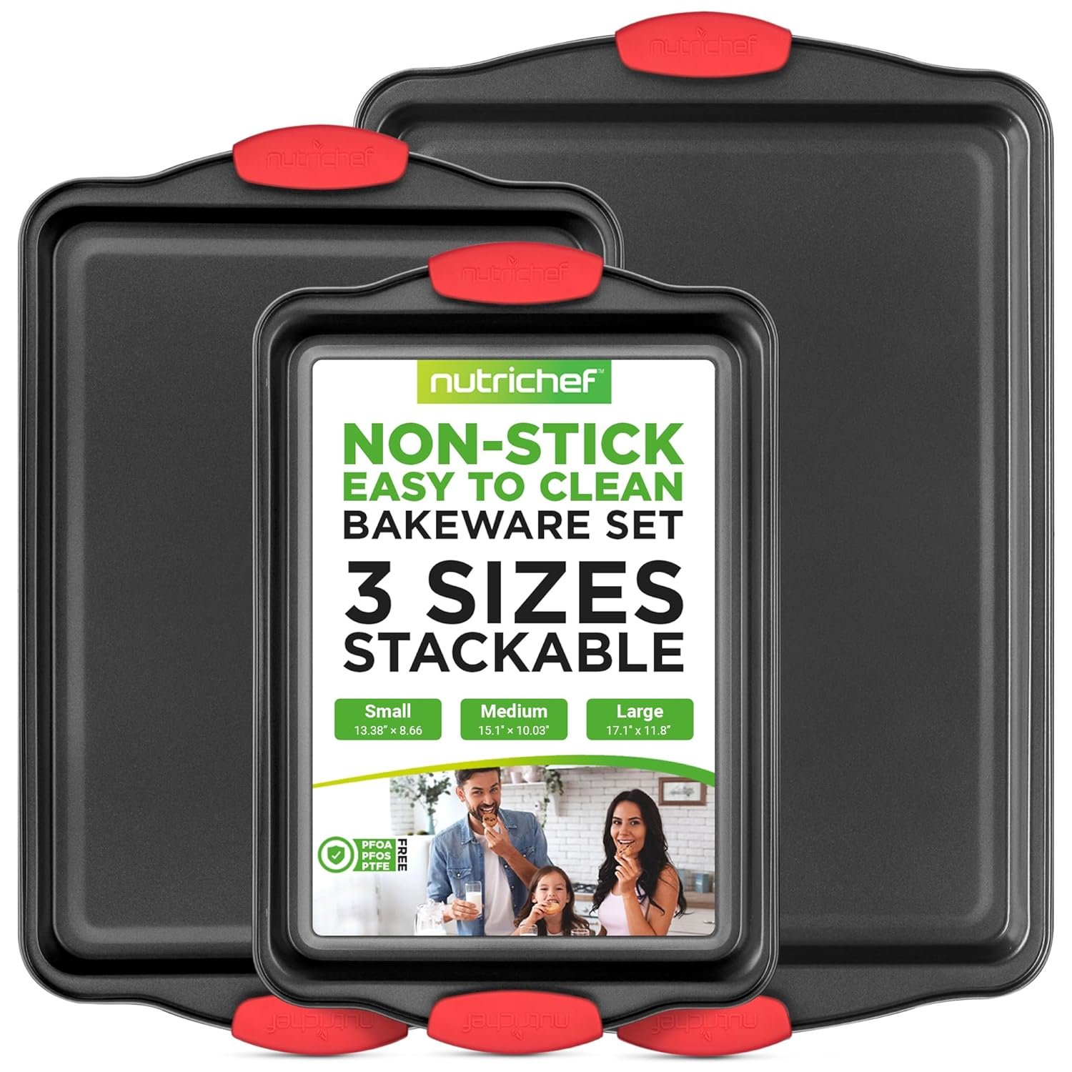 nutrichef-3-piece-nonstick-kitchen-oven-baking-pans-premium-stylish-non-stick-steel-commercial-grade-restaurant-quality-metal-bakeware-with-red-silicone-handles-easy-to-clean-ncsbs3s