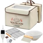 Bake Like a Pro: $69.99 Foldable Pizza Proofer (4.8★) pizza-dough-proofing-box-bread-proofing-box-foldable-pizza-bread-proofer-yogurt-maker-with-sourdough-making-kit-9-inch-proofer-basket-lame-scraper-metal-rack-temperature-68-131-99-h-timer