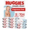Huggies Simply Clean Wipes