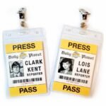 Lois and Clark press badge