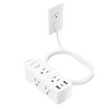 Olcorife Flat Plug Power Strip