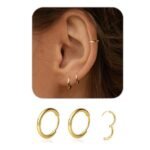 Small Huggie Hoop Earrings