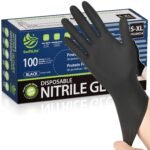 Swiftlite Black Nitrile Gloves