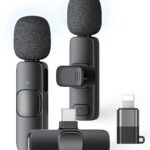 Wireless Lavalier Microphone 2 Pack